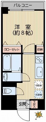 文京区小石川5丁目楽器可（ピアノ・弦管打楽器・声楽）マンション 間取り