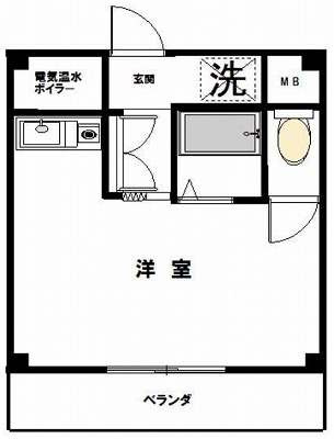 川崎市高津区溝口2丁目楽器可（ピアノ）マンション 間取り