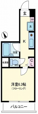 練馬区豊玉北2丁目楽器可（ピアノ・弦管打楽器・声楽）マンション 間取り