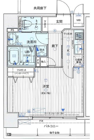大阪府大阪市西区江戸堀１丁目 間取り