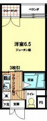 調布市若葉町2丁目楽器可（防音・ピアノ・弦/管楽器・声楽・DTM）女性専用マンション 間取り