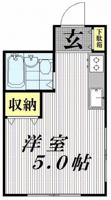 板橋区小茂根1丁目楽器可（ピアノ・弦管打楽器・声楽）マンション 間取り