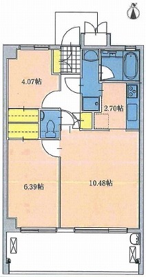 目黒区上目黒4丁目楽器可（ピアノ・弦/管楽器・声楽・DTM）マンション 間取り