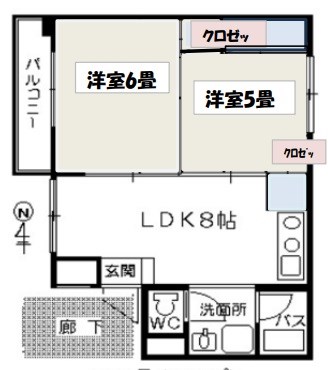 大阪府大阪市西区西本町１丁目 間取り