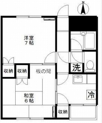 目黒区目黒本町4丁目楽器可(ピアノ･弦･木菅･声楽）マンション 間取り