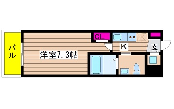大阪府大阪市中央区南久宝寺町１丁目 間取り