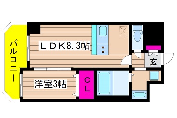 大阪府大阪市中央区南久宝寺町１丁目 間取り
