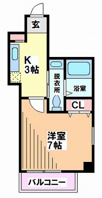 国立市中1丁目楽器可（防音・ピアノ・弦/管/声楽)マンション 間取り