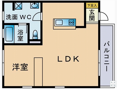 武蔵野市中町2丁目楽器可（ピアノ・弦/管/打楽器・声楽）マンション 間取り