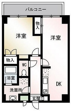 横浜市港北区日吉3丁目楽器可（ピアノ）マンション 間取り