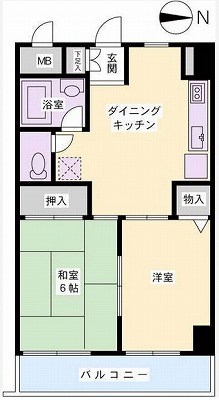 練馬区桜台4丁目楽器可（ピアノ・弦楽器・声楽）マンション 間取り