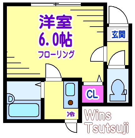 ANハイム 103号室 間取り