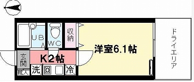 杉並区上井草2丁目楽器可（ピアノ・弦/管/楽器・声楽）アパート 間取り