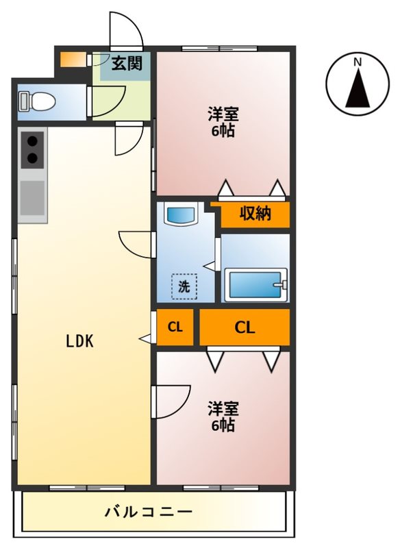 モンレーヴ染地 間取り