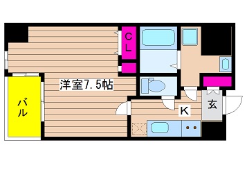レジディア江戸堀 間取り