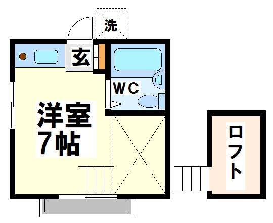 ヤシマハイツ　当社管理物件 間取り