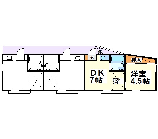 ヤシマハイツ　　当社管理物件 間取り