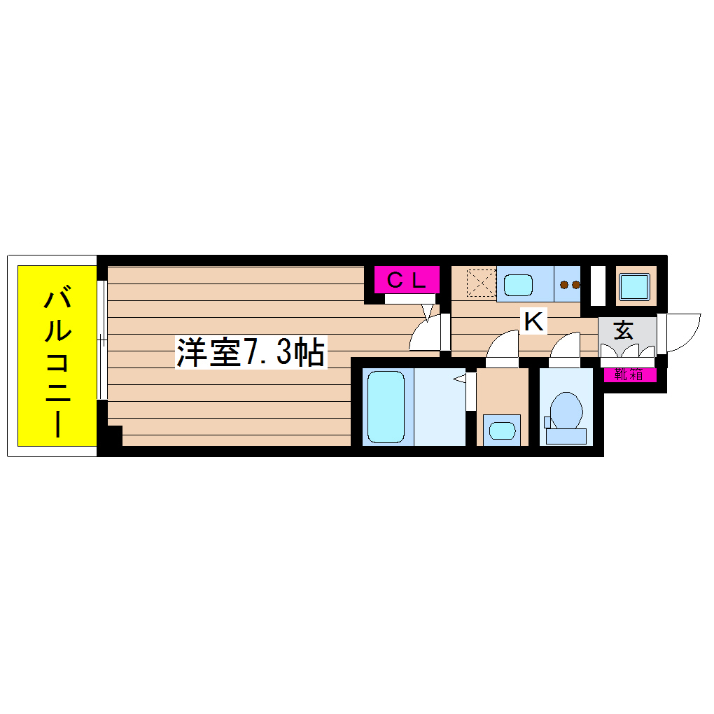 大阪府大阪市西区江戸堀２丁目 間取り