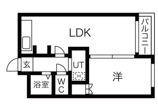 フラッツ江戸堀 間取り
