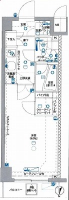 墨田区立川4丁目楽器可（ピアノ・弦楽器）分譲マンション 間取り