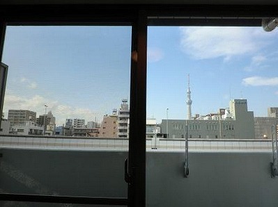 墨田区立川4丁目楽器可（ピアノ・弦楽器）分譲マンション ベランダ