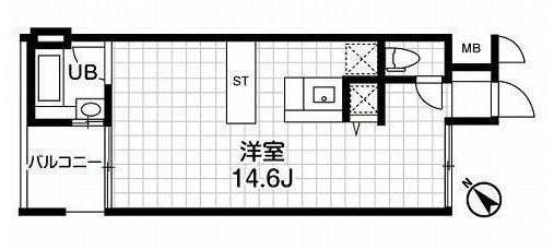 大阪府大阪市西区京町堀２丁目 間取り