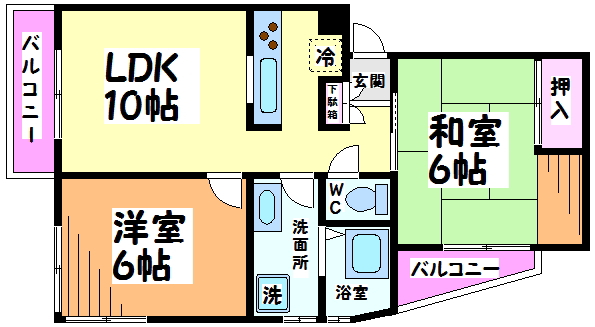 メゾン西原K 間取り