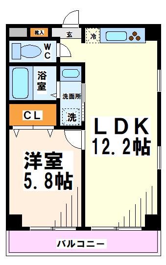 ドルチェ府中 間取り