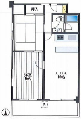 大田区北千束3丁目楽器可（ピアノ・弦管打楽器・声楽）マンション 間取り