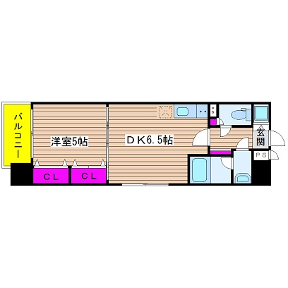 レジディア京町堀 間取り