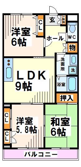 サンライズマンション 間取り