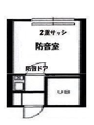 練馬区豊玉上1丁目(防音・ピアノ・弦・管楽器・声楽)マンション 間取り