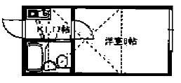 調布市佐須町1丁目楽器可(防音・ピアノ・弦・管楽器・声楽)アパート 間取り