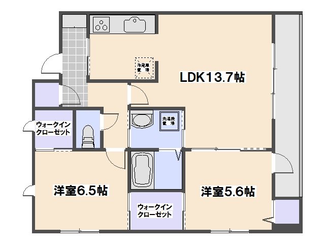 cｅｎｔｒｅ　ｖｉｌｌａｇｅ（サントル　ヴィラージュ） 間取り