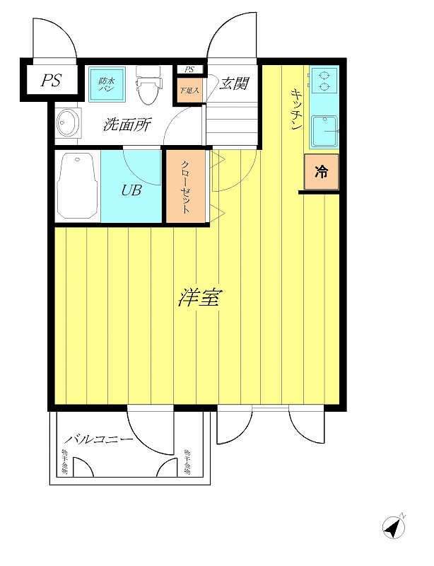 ミルーム赤坂弐番館 204号室 間取り