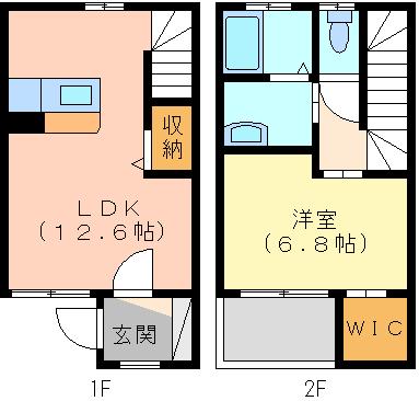 クレセントA 103号室 間取り