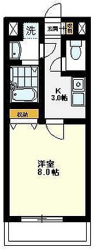 国立市中1丁目楽器可(グランドピアノ・弦・管楽器・声楽)マンション 間取り