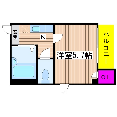 ノールプレール新町 間取り
