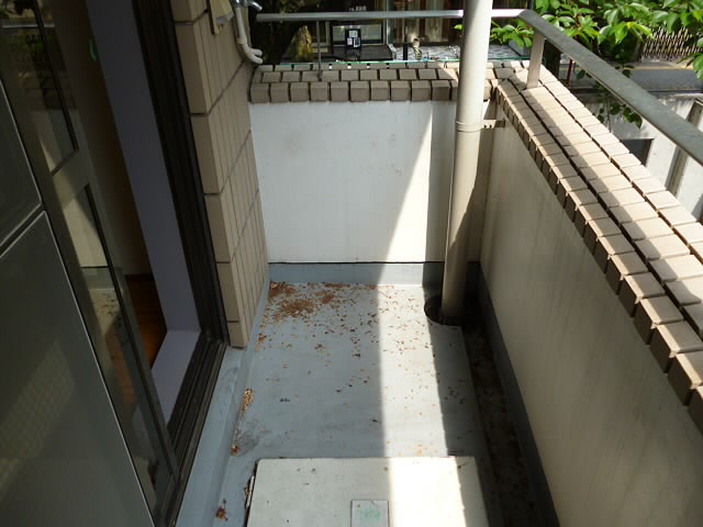 市村第２マンション ベランダ