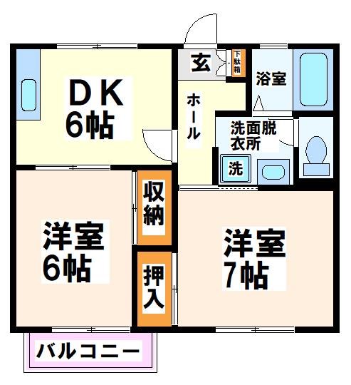 プランドール　アン 間取り図