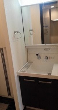 中野区若宮1丁目楽器可(防音・グランドピアノ・弦・管楽器・声楽)マンション 洗面所