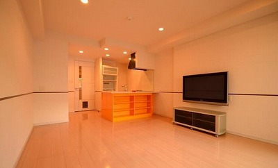 足立区新田3丁目楽器可（アップライトピアノ）マンション リビング