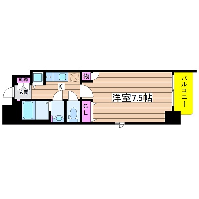 大阪府大阪市西区京町堀２丁目 間取り