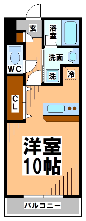 ベージュ南荻窪 間取り図