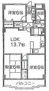 練馬区豊玉南2丁目楽器可（アップライトピアノ・ギター・フルート）マンション 間取り