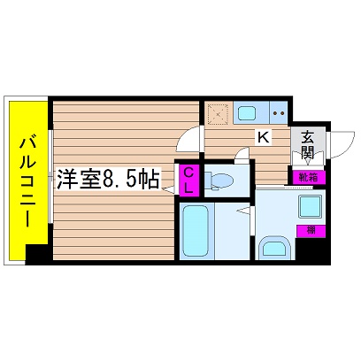 プロシード本町西セレーノ 間取り