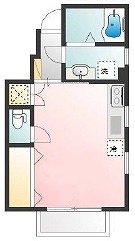 府中市白糸台町2丁目楽器可（ピアノ・弦管楽器・声楽）アパート 間取り