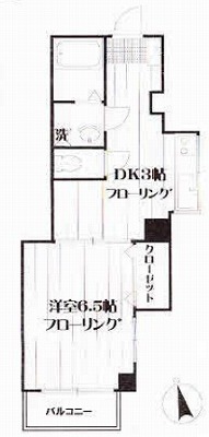 練馬区豊玉北5丁目楽器可（ピアノ）マンション 間取り