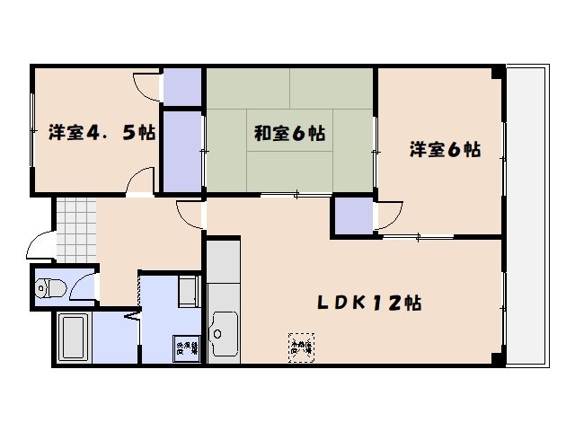 パールハイツSUMIDA 間取り