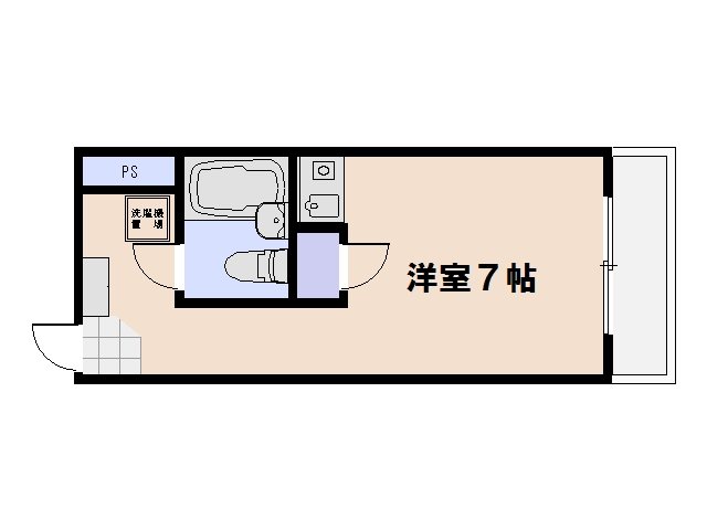 コーポマルニ 305号室 間取り